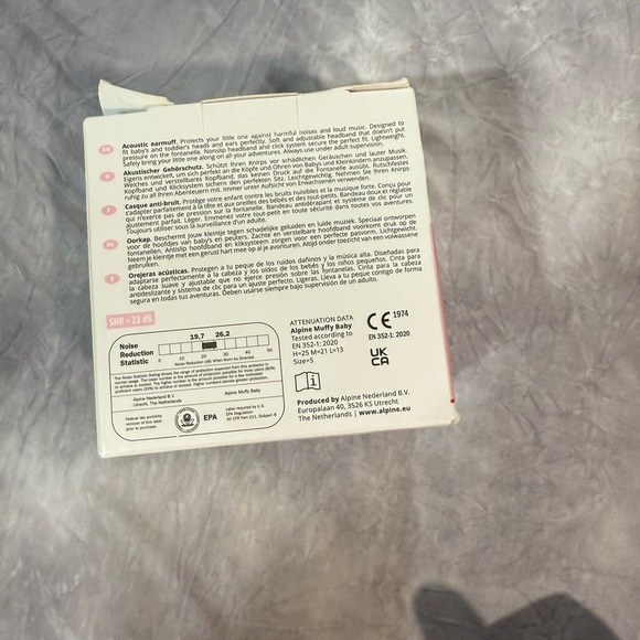 Alpine Muffy Baby Pink Hearing Protectors - Picture 2 of 2